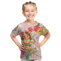 Aloha Hawaii Kid T Shirt Kawaii Mele Kalikimaka - Pastel Fever