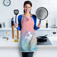 Aloha Hawaii Floral Tapa Apron Patchwork Pastel Candy - Polynesian Pride