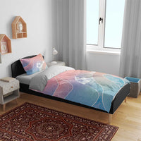Aloha Hawaii Floral Tapa Bedding Set Patchwork Pastel Candy - Polynesian Pride