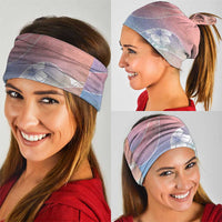 Aloha Hawaii Floral Tapa Neck Gaiter Patchwork Pastel Candy - Polynesian Pride