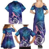 New Zealand Mother's Day Family Matching Summer Maxi Dress and Hawaiian Shirt Maori Hari Ra Mama LT7 - Polynesian Pride