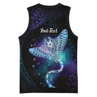 Polynesian Tala Manta Ray Basketball Jersey Nowhere You Could Go That I Won't Be With You - Polynesian Pride
