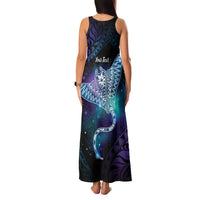 Polynesian Tala Manta Ray Family Matching Tank Maxi Dress and Hawaiian Shirt Nowhere You Could Go That I Won't Be With You LT7 - Polynesian Pride