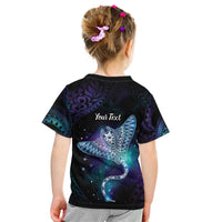 Polynesian Tala Manta Ray Kid T Shirt Nowhere You Could Go That I Won't Be With You - Polynesian Pride