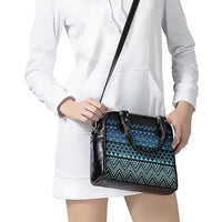 Maori Niho Taniwha Te Wheiao Shoulder Handbag Moana Blue - Polynesian Pride