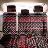 Maori Niho Taniwha Te Wheiao Back Car Seat Cover Terracotta - Polynesian Pride