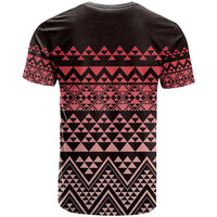 Maori Niho Taniwha Te Wheiao T Shirt Terracotta - Polynesian Pride