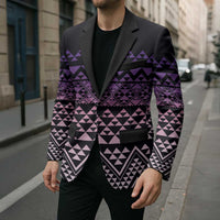 Maori Niho Taniwha Te Wheiao Blazer Waiporoporo - Polynesian Pride