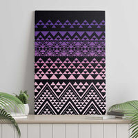 Maori Niho Taniwha Te Wheiao Canvas Wall Art Waiporoporo - Polynesian Pride