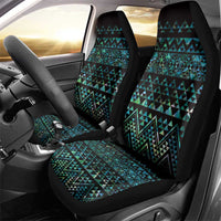 Maori Niho Taniwha Te Wheiao Car Seat Cover Paua Shell - Polynesian Pride