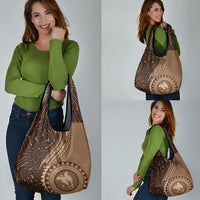 Papua New Guinea Oro Tapa Motif Grocery Bag Classic LT7 - Polynesian Pride