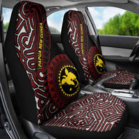 Papua New Guinea Oro Tapa Motif Car Seat Cover Special LT7 - Polynesian Pride