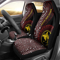 Papua New Guinea Oro Tapa Motif Car Seat Cover Special LT7 - Polynesian Pride