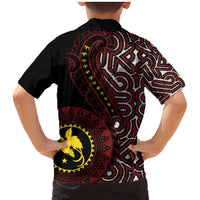 Papua New Guinea Oro Tapa Motif Family Matching Mermaid Dress and Hawaiian Shirt Special LT7 - Polynesian Pride