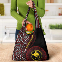Papua New Guinea Oro Tapa Motif Grocery Bag Special