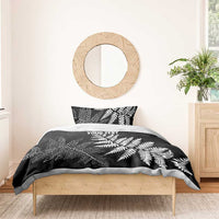 New Zealand Lawn Bowls Personalized Bedding Set Wrap-Around Silver Fern - Polynesian Pride