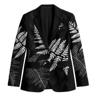 New Zealand Lawn Bowls Personalized Blazer Wrap-Around Silver Fern - Polynesian Pride