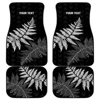 New Zealand Lawn Bowls Personalized Car Mats Wrap-Around Silver Fern - Polynesian Pride