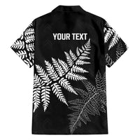 New Zealand Lawn Bowls Personalized Family Matching Long Sleeve Bodycon Dress and Hawaiian Shirt Wrap-Around Silver Fern LT7 - Polynesian Pride