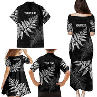 New Zealand Lawn Bowls Personalized Family Matching Puletasi and Hawaiian Shirt Wrap-Around Silver Fern LT7 - Polynesian Pride