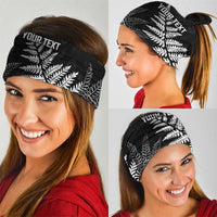 New Zealand Lawn Bowls Personalized Neck Gaiter Wrap-Around Silver Fern - Polynesian Pride