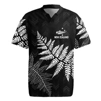 New Zealand Lawn Bowls Personalized Rugby Jersey Wrap-Around Silver Fern - Polynesian Pride
