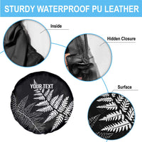 New Zealand Lawn Bowls Personalized Spare Tire Cover Wrap-Around Silver Fern - Polynesian Pride