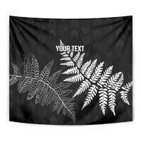 New Zealand Lawn Bowls Personalized Tapestry Wrap-Around Silver Fern - Polynesian Pride