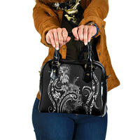 Aloha Hawaii Turtles Floral Shoulder Handbag Obsidian Glaze