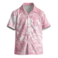 Aloha Hawaii Turtles Floral Kid Hawaiian Shirt Pink Marbles Glaze LT7 - Polynesian Pride