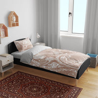 Aloha Hawaii Turtles Floral Bedding Set Taupe Marbles Glaze