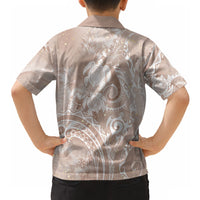Aloha Hawaii Turtles Floral Hawaiian Shirt Taupe Marbles Glaze LT7 - Polynesian Pride