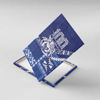 Queen Salote College 100th Anniversary Canvas Wall Art QSC Royal Girls LT7 With Frame Royal Blue - Polynesian Pride