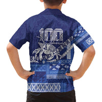 Queen Salote College 100th Anniversary Family Matching Off The Shoulder Long Sleeve Dress and Hawaiian Shirt QSC Royal Girls LT7 - Polynesian Pride