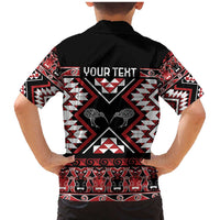 Personalised Taniko Motifs Aotearoa Family Matching Mermaid Dress and Hawaiian Shirt Waitangi Kowhaiwhai Kiwi LT7 - Polynesian Pride