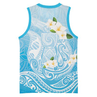 Guam Fishhook Mix Guasali Flowers Basketball Jersey Dreaming Turquoise