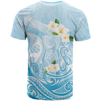 Guam Fishhook Mix Guasali Flowers T Shirt Dreaming Turquoise