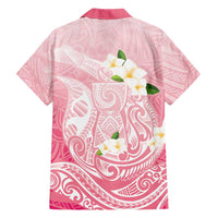 Guam Fishhook Mix Guasali Flowers Family Matching Puletasi and Hawaiian Shirt Dreaming Coral