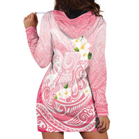 Guam Fishhook Mix Guasali Flowers Hoodie Dress Dreaming Coral