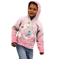 Guam Fishhook Mix Guasali Flowers Kid Hoodie Dreaming Coral