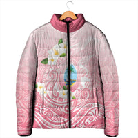 Guam Fishhook Mix Guasali Flowers Padded Jacket Dreaming Coral