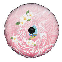 Guam Fishhook Mix Guasali Flowers Spare Tire Cover Dreaming Coral