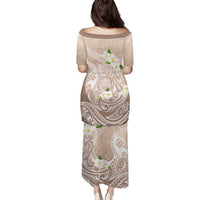 Guam Fishhook Mix Guasali Flowers Family Matching Puletasi and Hawaiian Shirt Dreaming Hazel