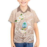 Guam Fishhook Mix Guasali Flowers Family Matching Summer Maxi Dress and Hawaiian Shirt Dreaming Hazel