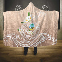 Guam Fishhook Mix Guasali Flowers Hooded Blanket Dreaming Hazel