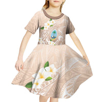 Guam Fishhook Mix Guasali Flowers Kid Short Sleeve Dress Dreaming Hazel