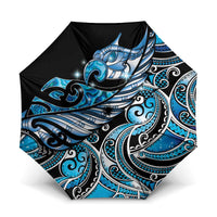 Maori Matariki - Manaia Umbrella Galaxy Blue Paua Shell
