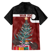 Personalised New Zealand Maori Christmas Family Matching Puletasi and Hawaiian Shirt Xmas Fern Mix Kowhawhai LT7 - Polynesian Pride