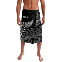 Aotearoa Personalized Lawn Bowls Maori Lavalava New Zealand Black Tribal Silver Fern LT7 Black - Polynesian Pride