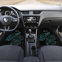 Aotearoa Personalized Lawn Bowls Maori Car Mats New Zealand Paua Shell Tribal Silver Fern - Polynesian Pride